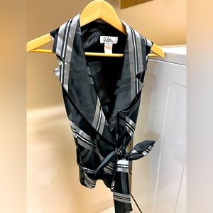 Sleeveless cocktail vest